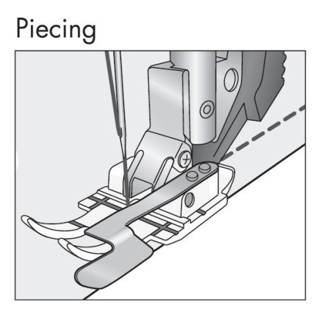 Le modèle de Pied pour quilting transparent droit 1/4 inch IDT PFAFF  -  820881096