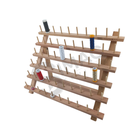 Le modèle de Support en bois pour 60 bobines de fils  -