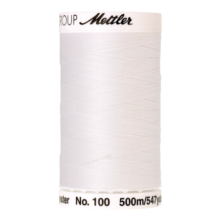 Le modèle de Fil à coudre Mettler Seralon 500m blanc 2000 -