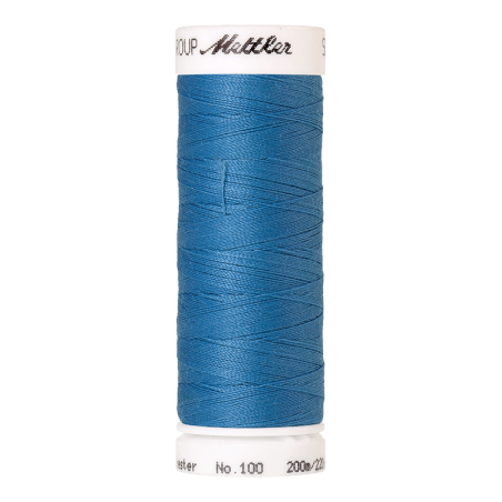 Le modèle de Fil à coudre Mettler Seralon 200m 0338 Bleu récif - 1678 -  1678-0338