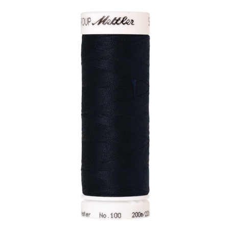 Le modèle de Fil à coudre Mettler Seralon 200m 0810 Bleu Noir - 1678 -