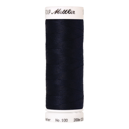 Le modèle de Fil à coudre Mettler Seralon 200m 0827 Bleu foncé - 1678 -