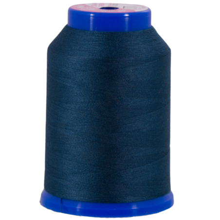 Le modèle de Fil à coudre garni 100% Polyester 1000m Fujix 077 Bleu Foncé -