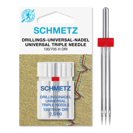 Le modèle de Aiguille triple universal Schmetz  -  130/705 H DRI